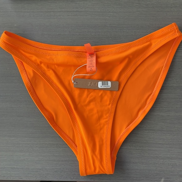SKIMS Orange Bikini Bottom Mid Coverage Swim - Picture 5 of 5